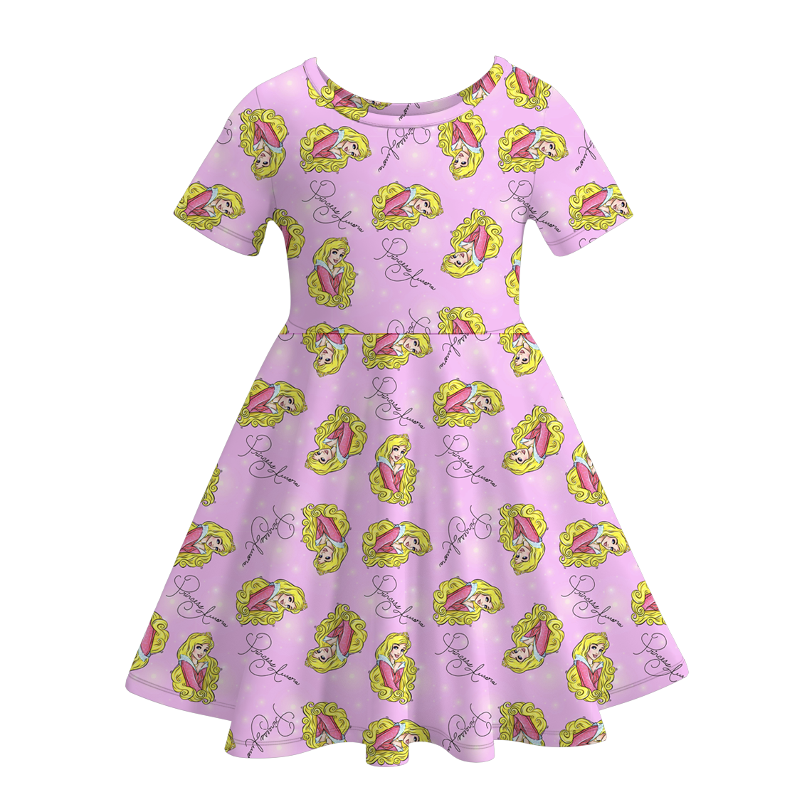 whoesale kids girls cartoon boutique dress