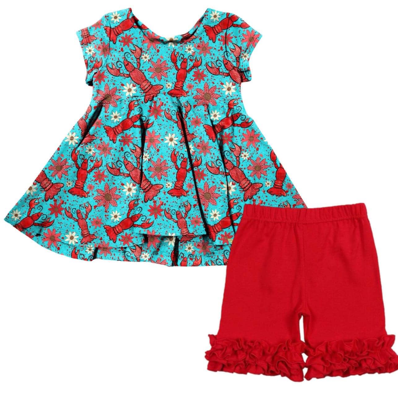 infant baby girls wholesale crawfish clothes