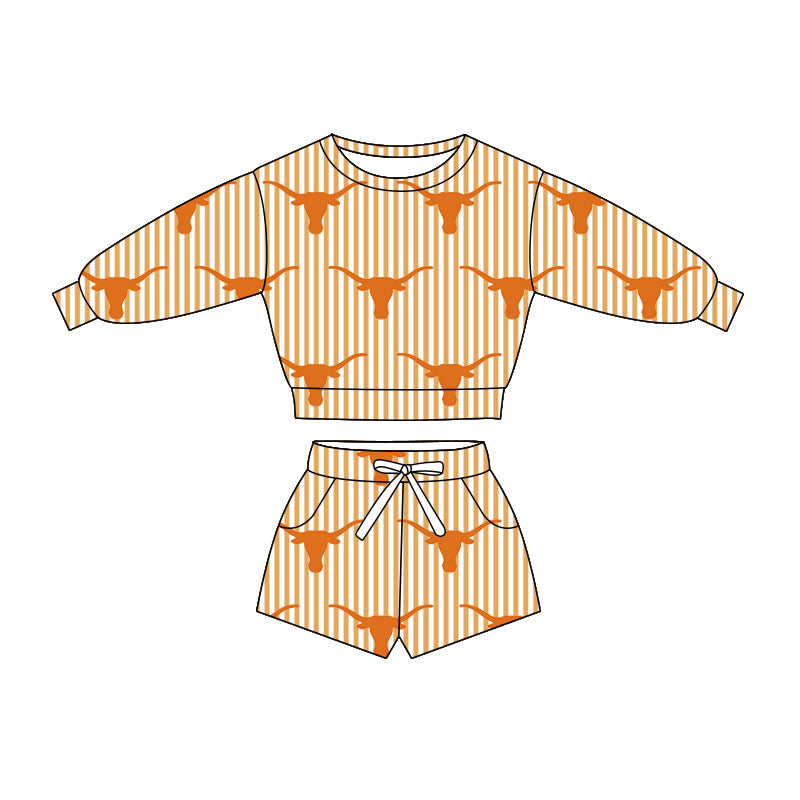 baby girls team design long sleeve spring fall clothing set