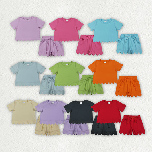 Aqua color toddle baby girls summer outfit