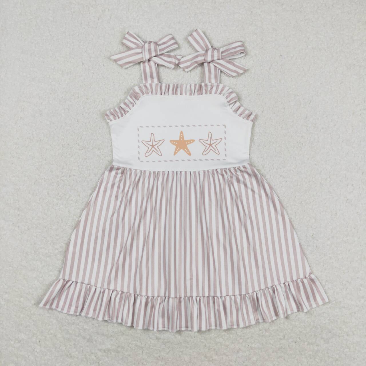 sister brother toddle baby matching starfish clothing set