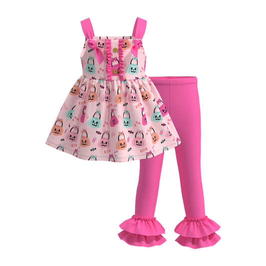 baby girl Halloween pumpkin outfit