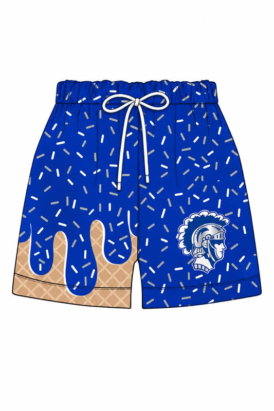 Custom Team Design Mama and Me summer Shorts girl collegiate shorts
