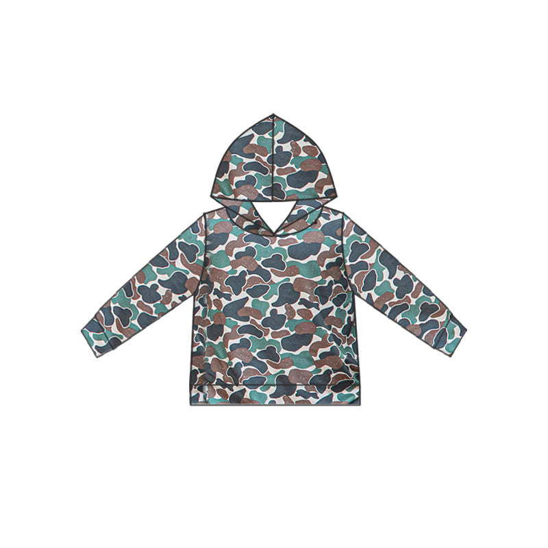 baby boy  long sleeve camo hoodie top