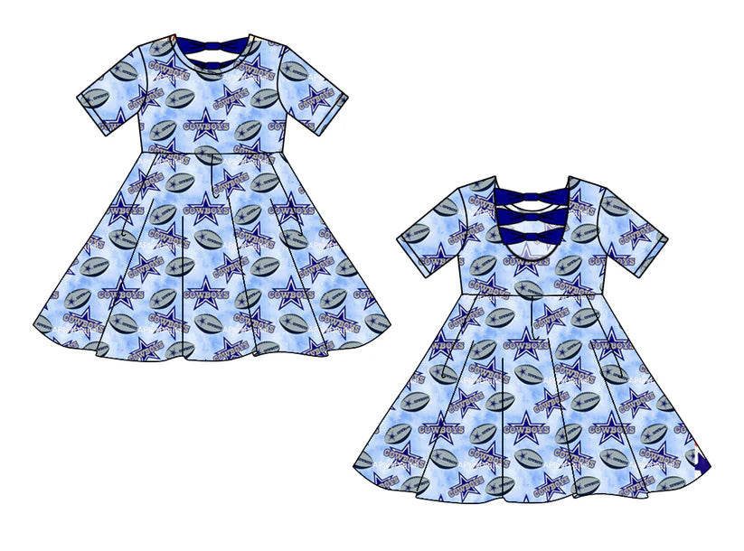 Toddle girls team design summer dress