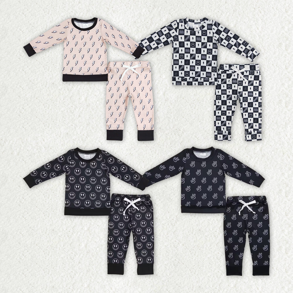 best brother baby boy printed long sleeve pajama set fall clothes