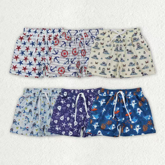 Baby boy beach style summer swim trunks