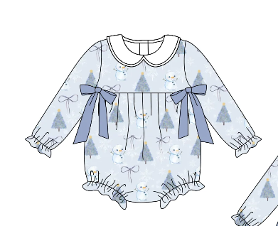 toddle baby girl Christmas romper
