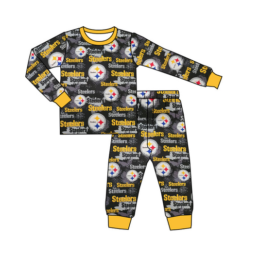 baby boy team style pajama set outfit