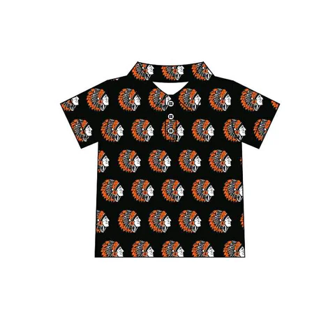 Kids baby custom team short sleeve polo shirt