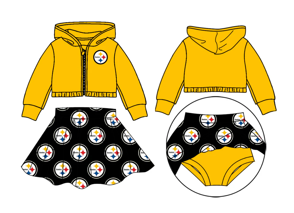 Baby girls custom team cheer outfit add shorts