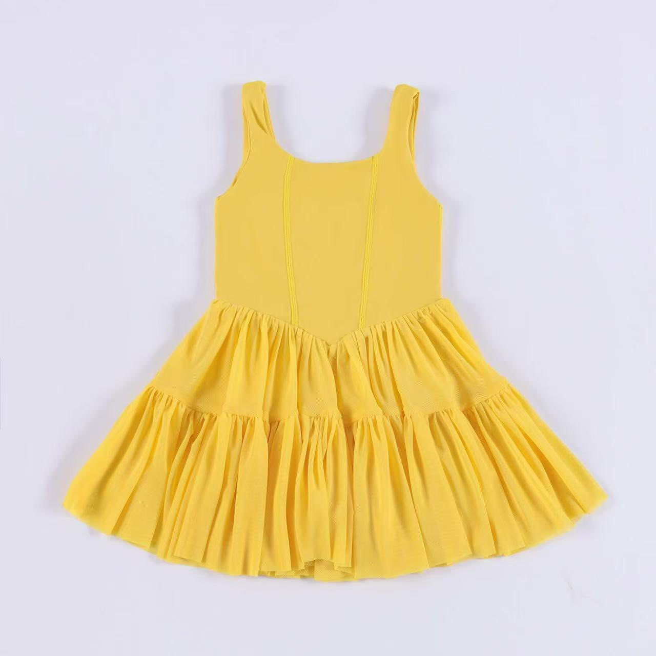 toddle girls yellow color dress