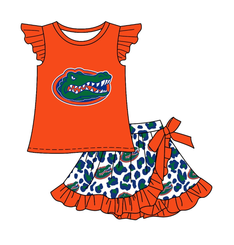 baby girls cheer skirt outfit add liner shorts