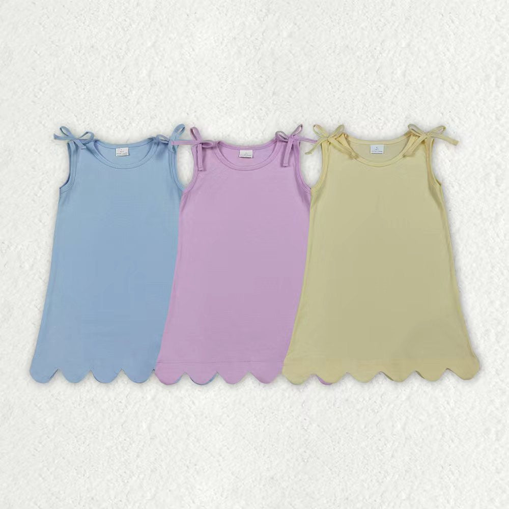 Blue color baby girl summer dress