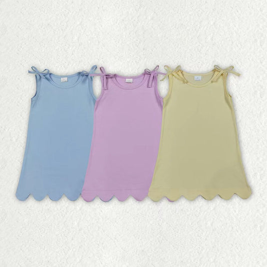Blue color baby girl summer dress