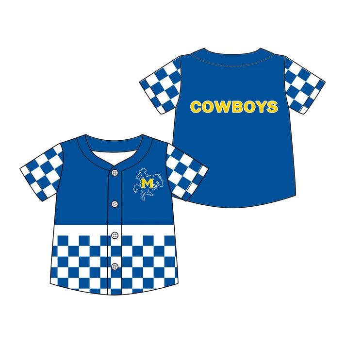 baby boy custom team design short sleeve t-shirt top