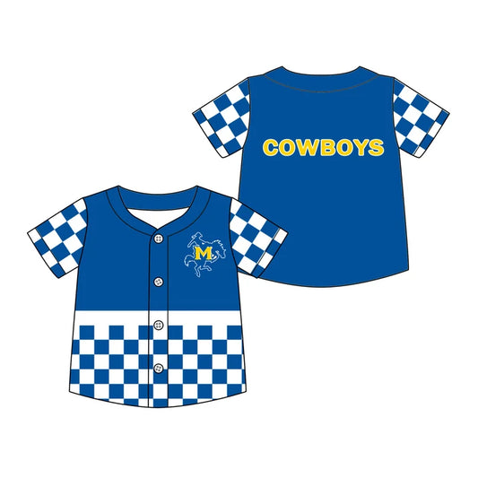 baby boy custom team design short sleeve t-shirt top