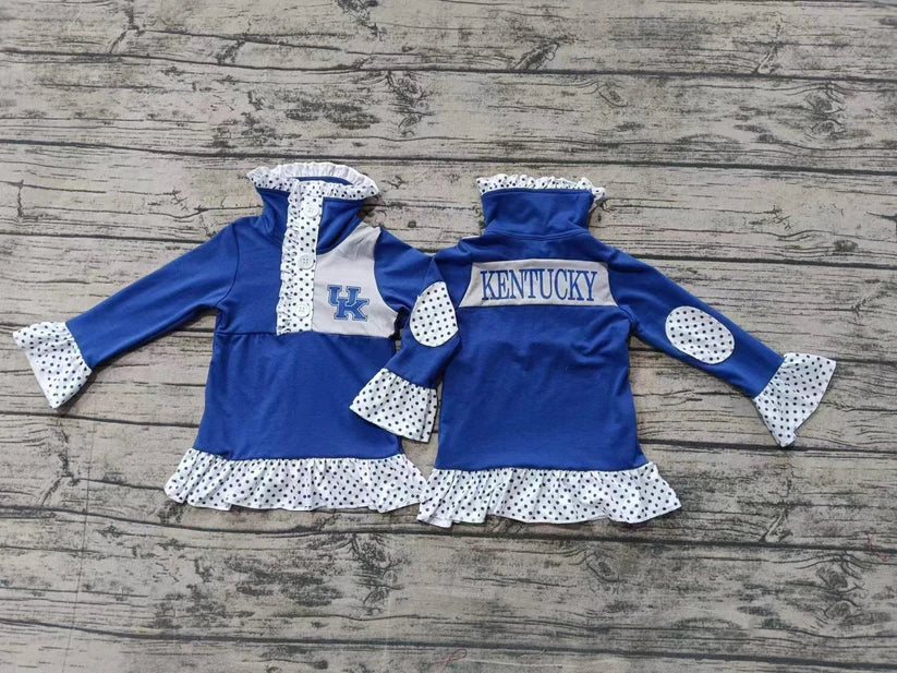 Kids custom team long sleeve pullover