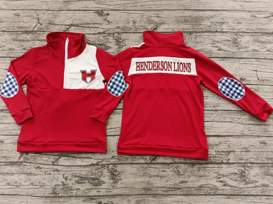 Kids custom team long sleeve pullover