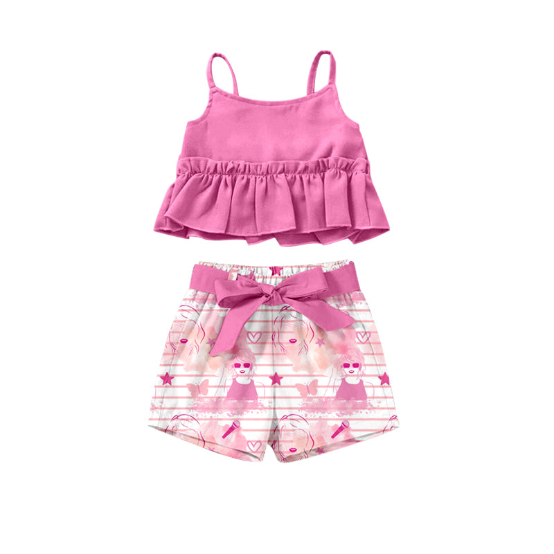 country music singer girls matching outfit