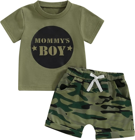 mommy boy mothers day camo outfit