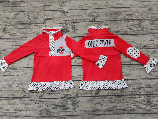 Kids custom team long sleeve pullover