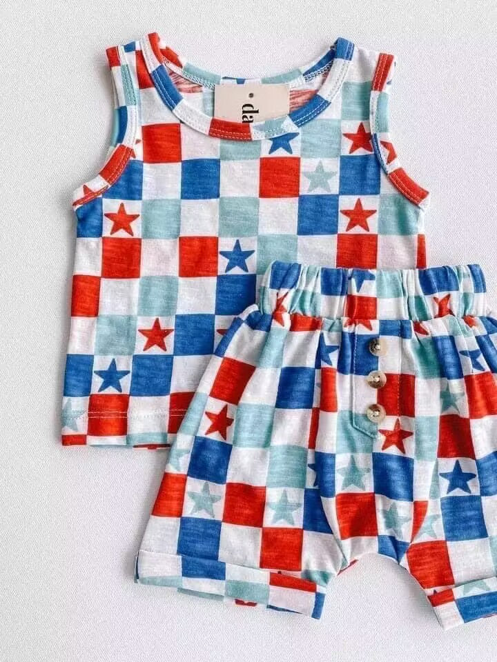 infant baby boy july 4th outfit
