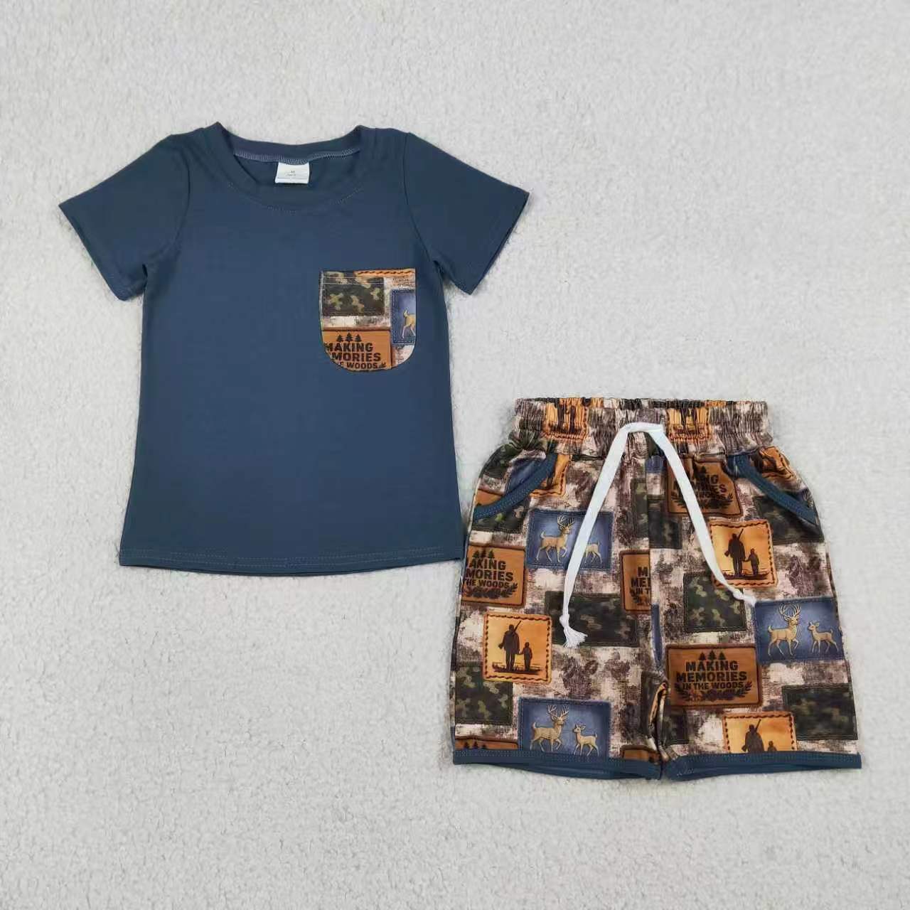 Deer hunting season boy summer outfit