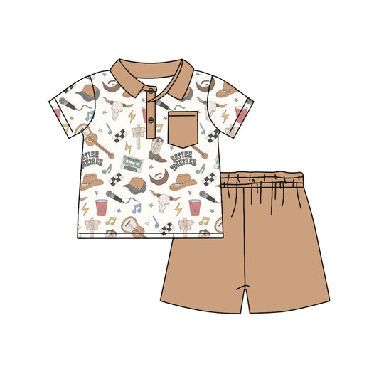 Baby boy western country music singer summer outfit preorder