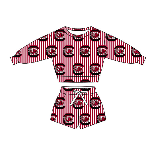 baby girls team design long sleeve spring fall clothing set