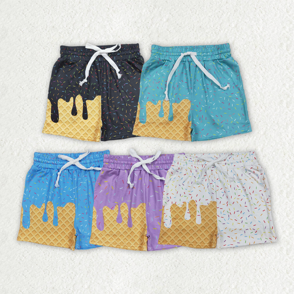 Toddle baby blue design summer shorts