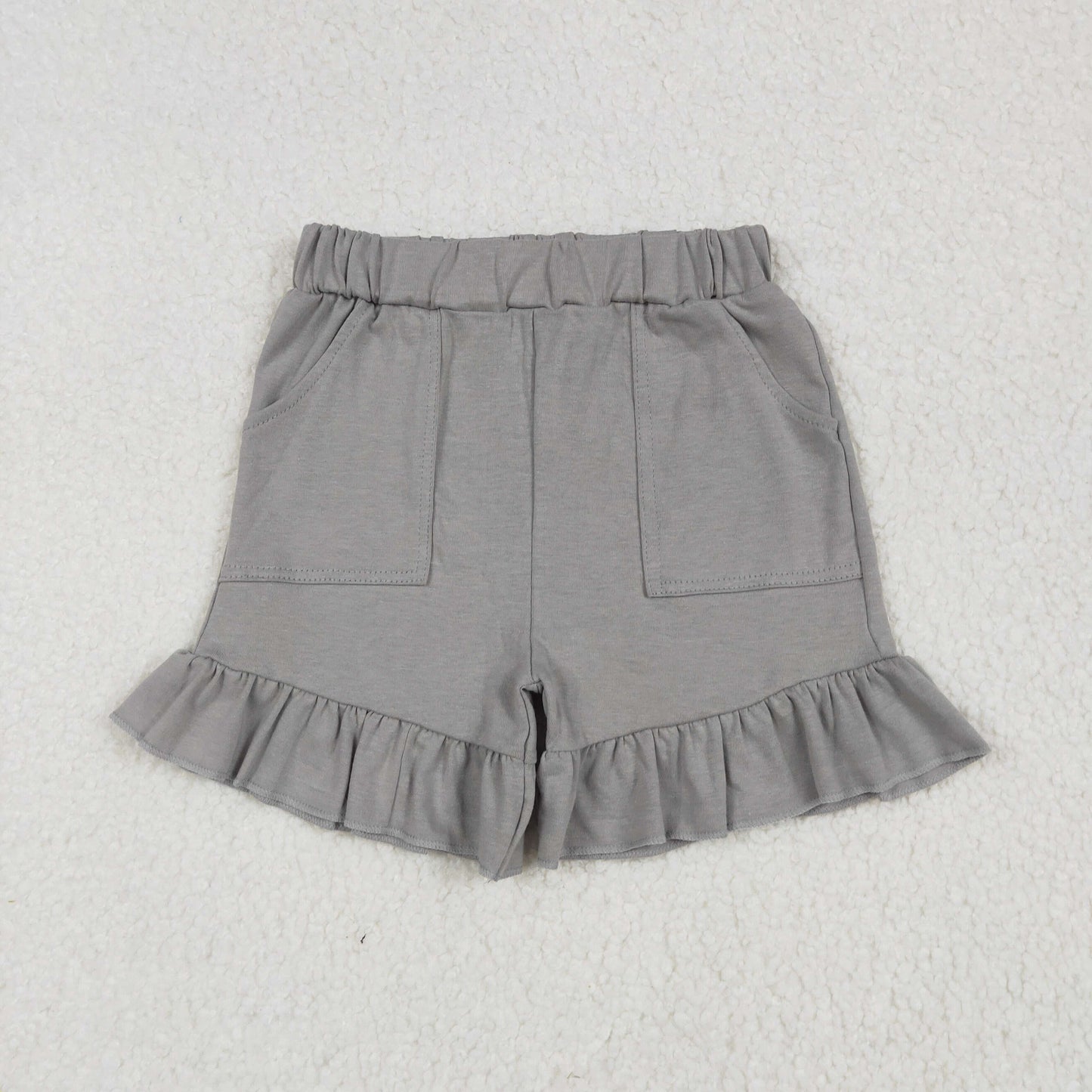 Toddle baby girls lavender cotton shorts