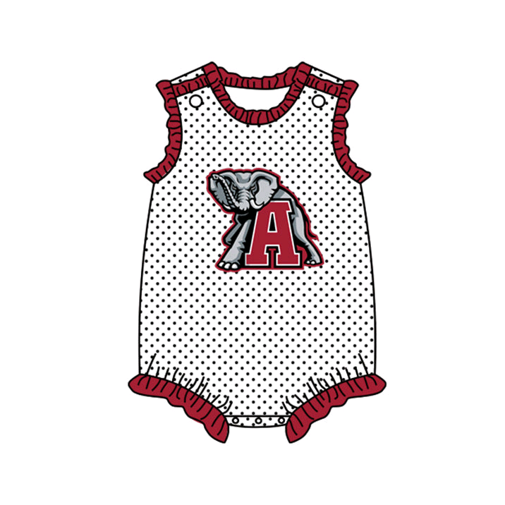 Toddle girls team style romper