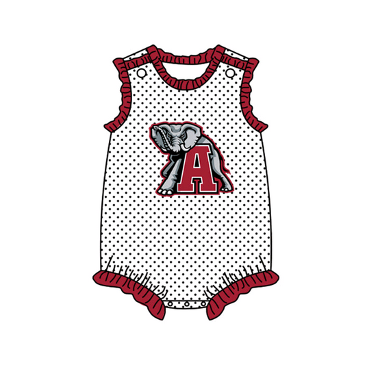 Toddle girls team style romper