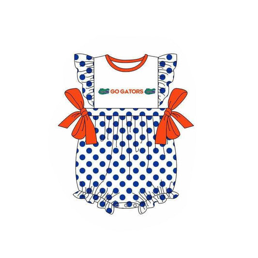 toddle baby girl team design romper
