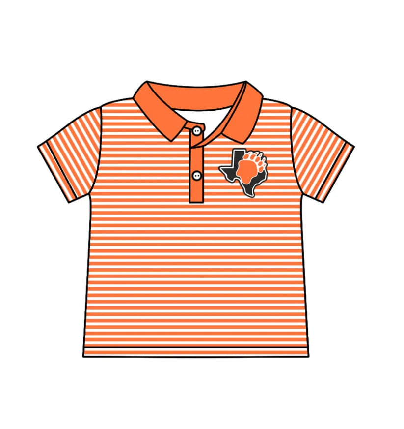 Kids short sleeve custom team polo shirt