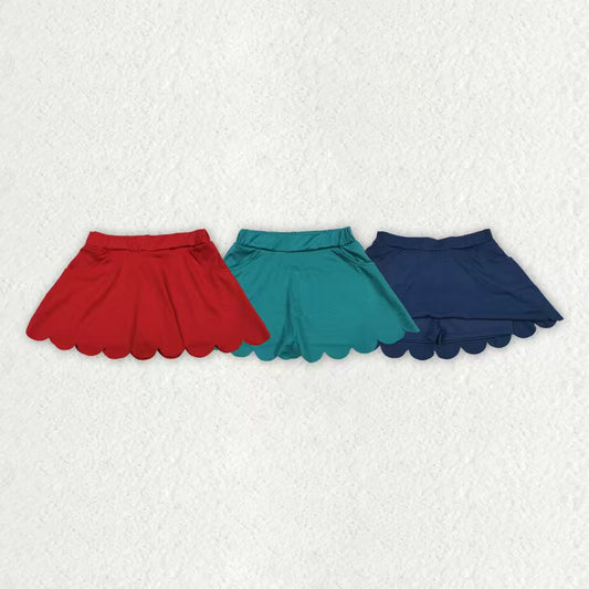 Toddle baby girls green active wear skirt shorts