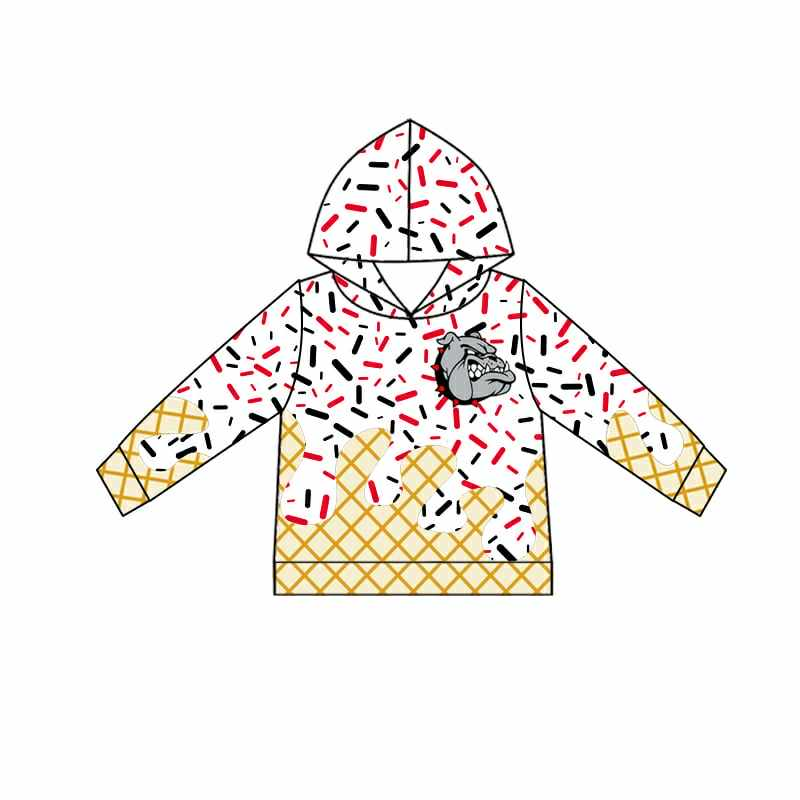 baby boy long sleeve team hoodie top
