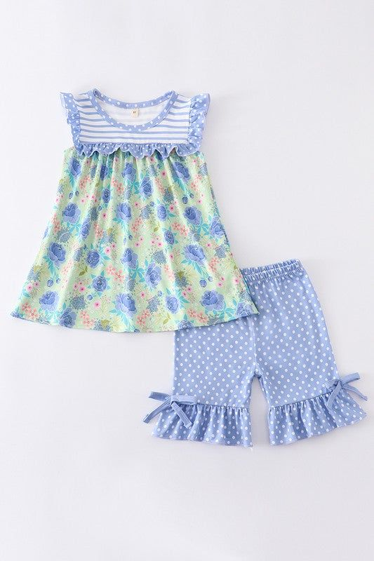 wholesale girls floral boutique outfit