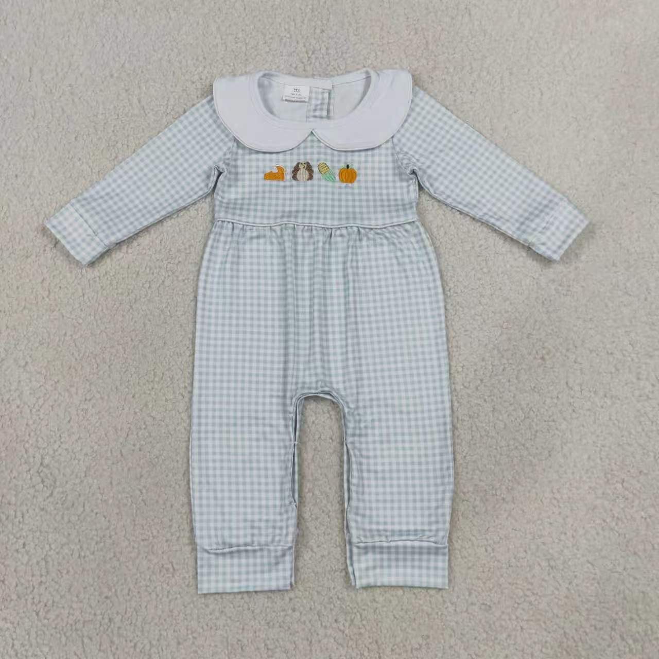 Long sleeve Thanksgiving turkey top matching pants girl wholesale factory price outfit