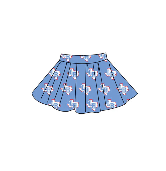 Girls custom team design summer skort