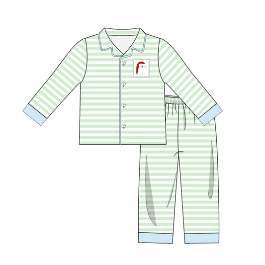 infant baby boy wholesale christmas design pajama set