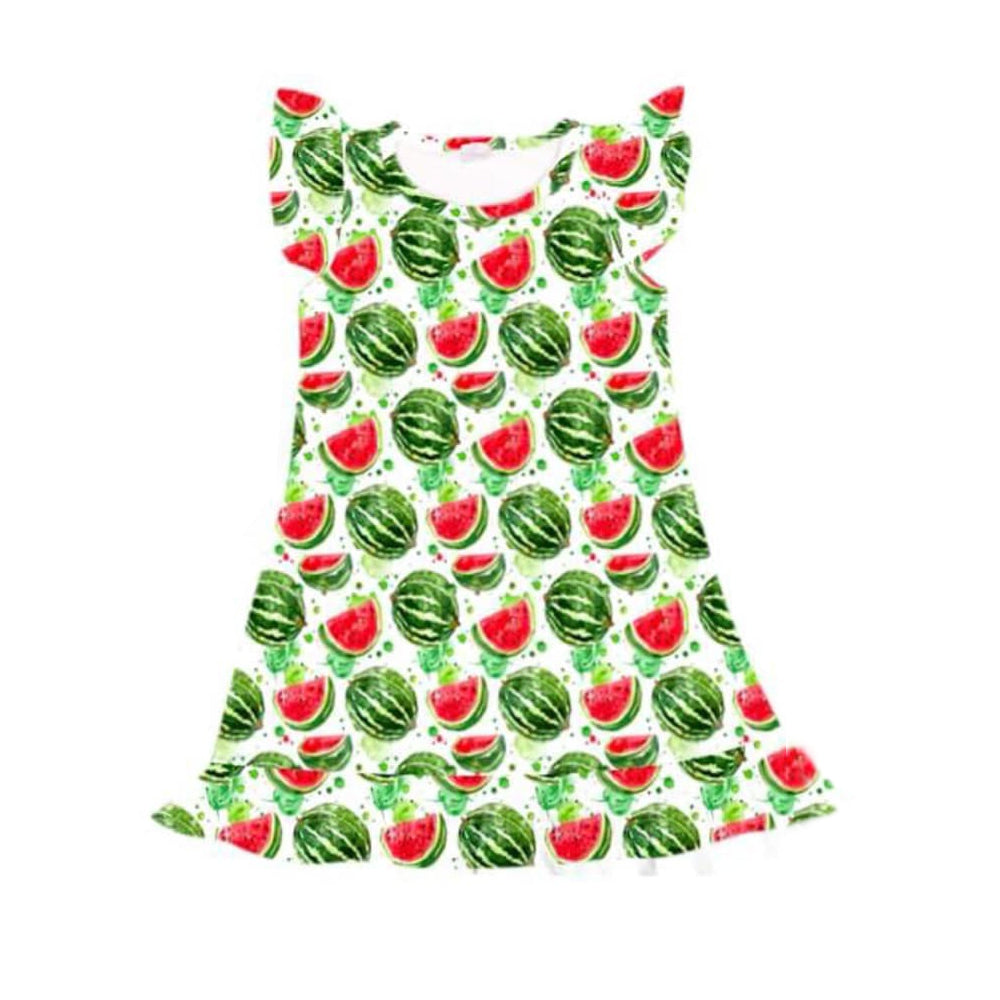 Baby girl watermelon fruit dress