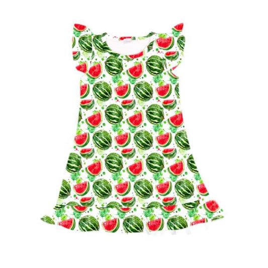 Baby girl watermelon fruit dress