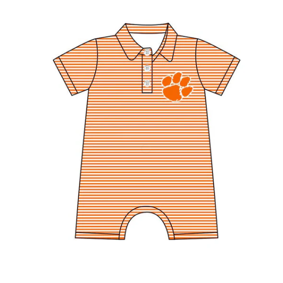toddle baby boy team design romper