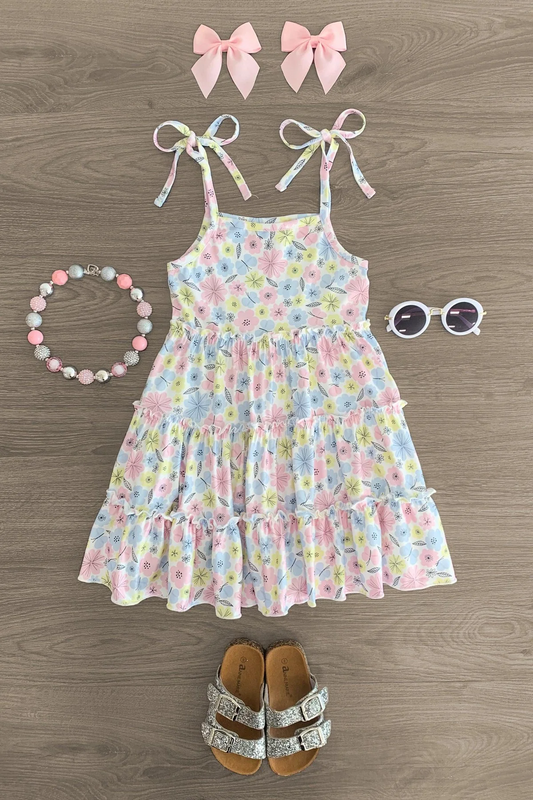 wholesale girls floral dress