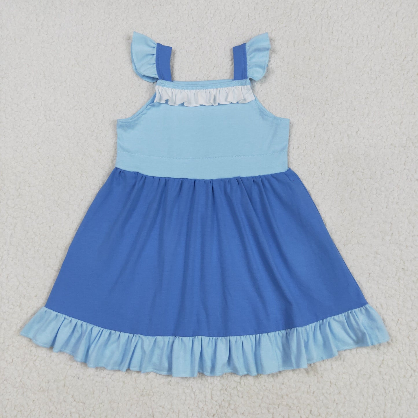 Little girls princess cartoon summer dress