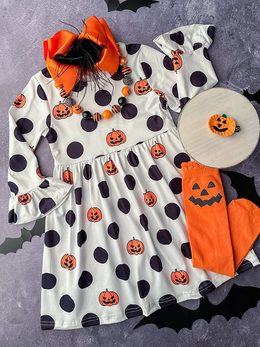Halloween skull pumpkin black dogs dress wholesale price