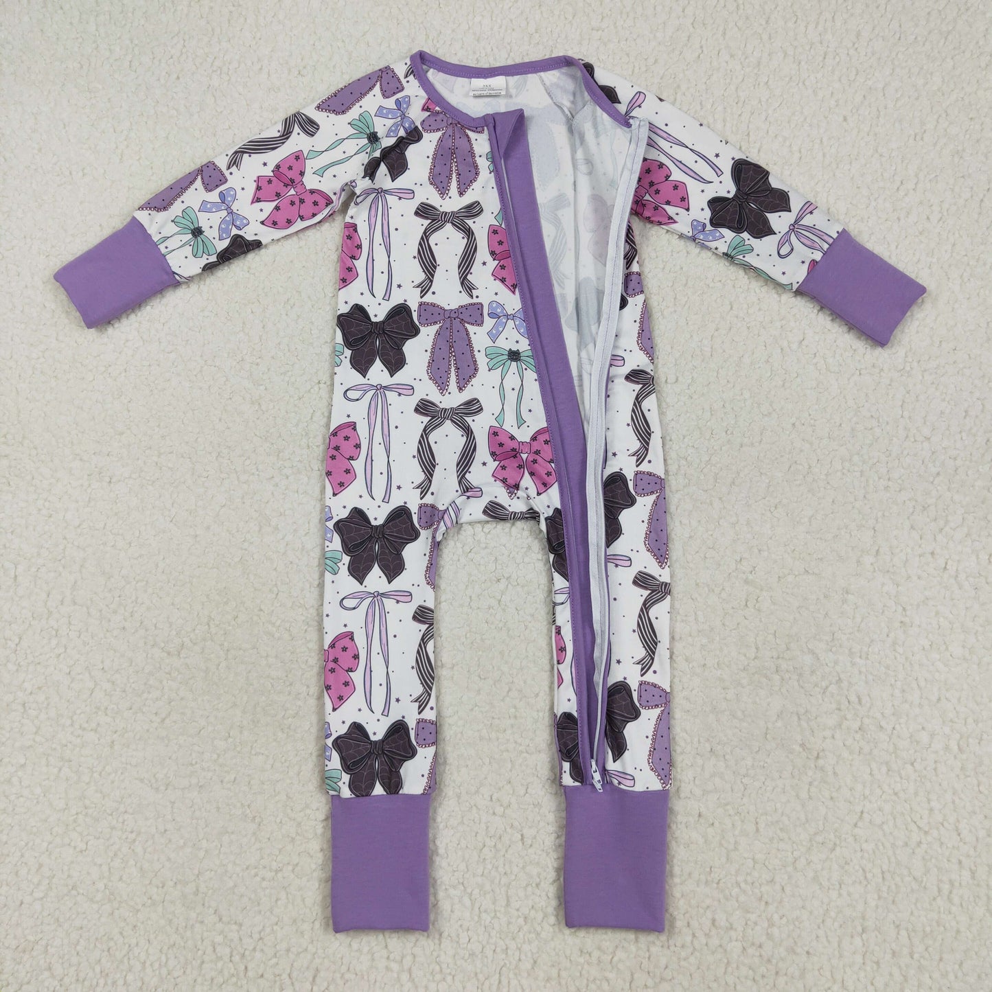 Toddle girls Halloween colorful bow tunic top matching pants fall winter clothes