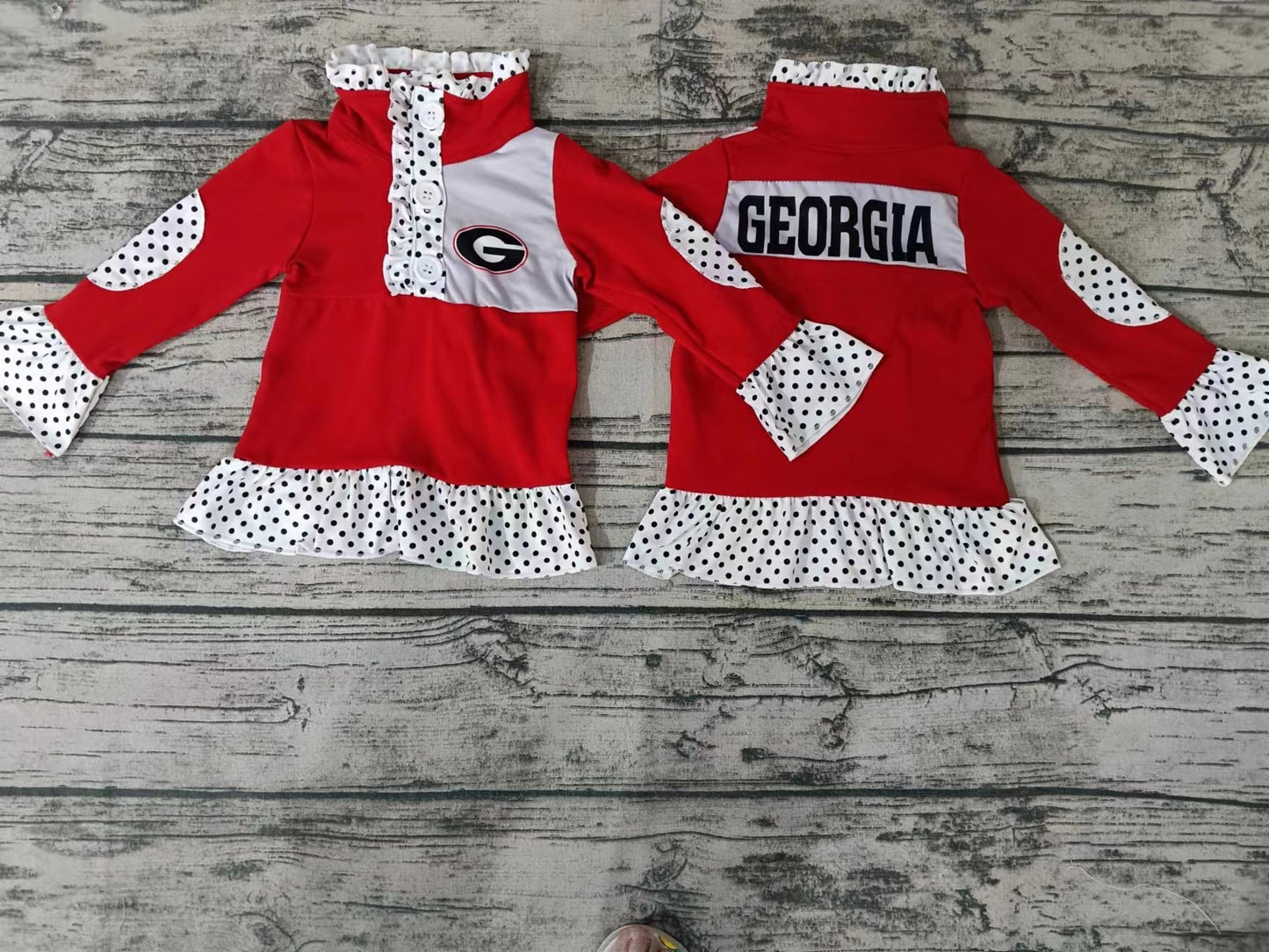 baby girl  long sleeve team pullover